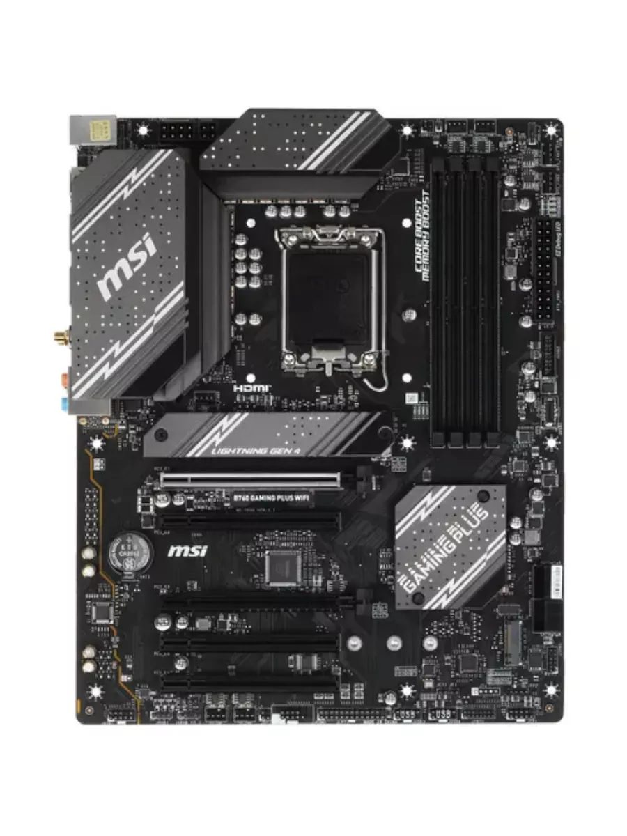 Материнская плата ATX B760 GAMING PLUS WIFI MSI 251665668 купить за 11 951 ₽ в интернет‑магазине Wildberries
