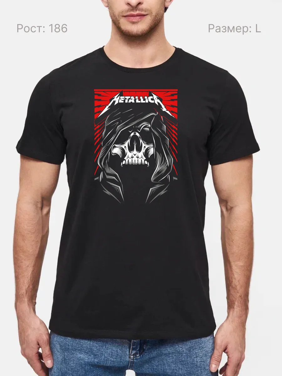 Футболка Metallica метал