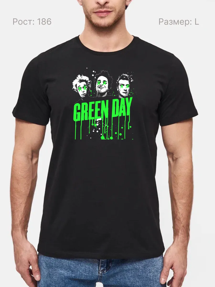 Футболка Green Day панк