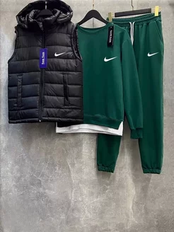 Спортивный костюм тройка с жилеткой Nike 251742712 купить за 3 259 ₽ в интернет-магазине Wildberries