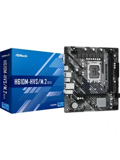 Материнская плата H610M-HVS/M.2 R2.0 ASRock 251753002 купить за 6 089 ₽ в интернет-магазине Wildberries