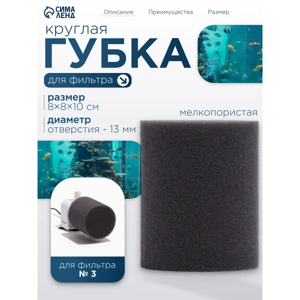 Честный обзор Губка круглая мелкопористая № 3, 8х8х10 см: все плюсы и минусы, реальные отзывы (2026)