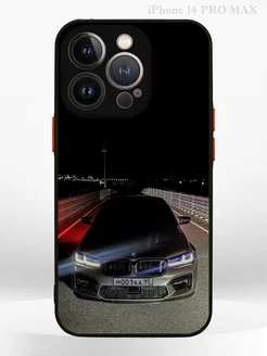 Чехол на iPHONE 14 PRO MAX с принтом машина BMW