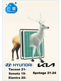 Фильтр салонный угольный Kia Hyundai 97133-L1000