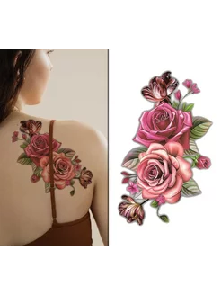 Временные тату цветы D & S Tatoo 251863335 купить за 163 ₽ в интернет-магазине Wildberries