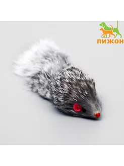 Игрушка для кошки мышь меховая