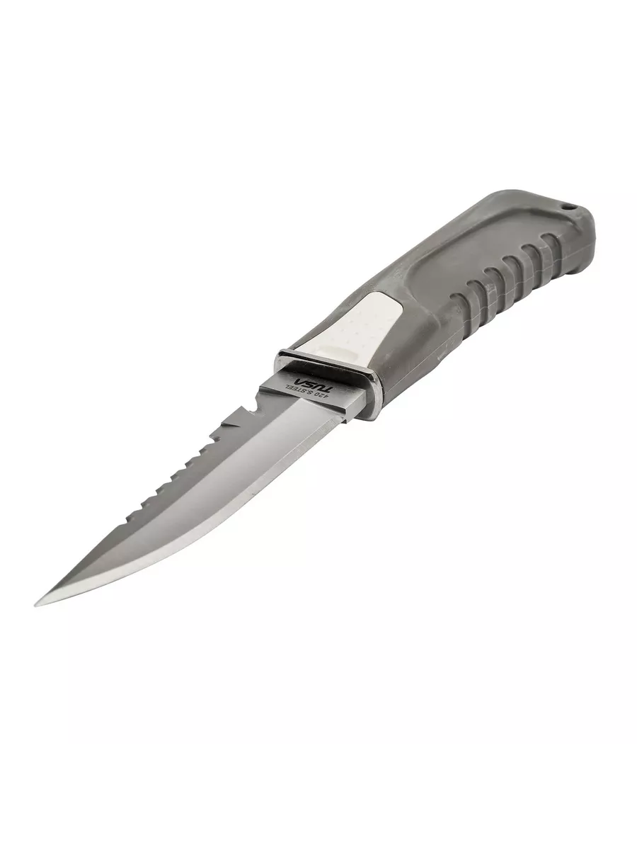 Нож для дайвинга X-PERT FK-860, прозрачные ножны