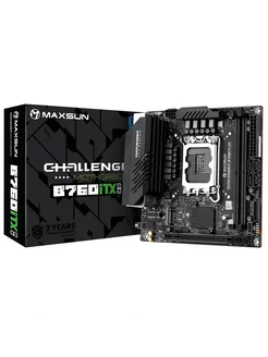 Материнская плата MS-Challenger B760ITX D5 B760 Maxsun 251866944 купить за 10 467 ₽ в интернет-магазине Wildberries