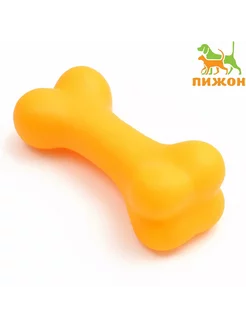 Игрушка для собак с пищалкой Кость резиновая