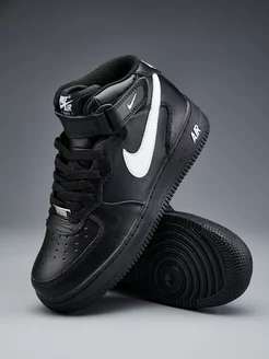 Женские и мужские кроссовки Air Force 1 Mid Nike 251889181 купить за 2 028 ₽ в интернет-магазине Wildberries