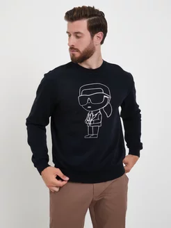 Свитшот трикотажный Karl Lagerfeld 251895795 купить за 3 315 ₽ в интернет-магазине Wildberries