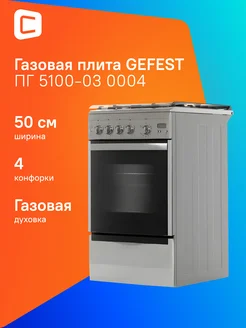 Плита газовая ПГ 5100-03 0004 нержавеющая сталь