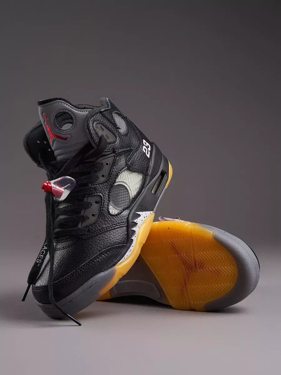 Кроссовки Off-White x Air Jordan 5 Retro SP 'Muslin' Nike