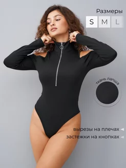 Боди с длинным рукавом на молнии Mamkina store& 251918037 купить за 1 439 ₽ в интернет-магазине Wildberries