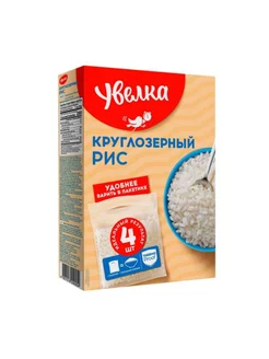 Рис круглозерный в пакетиках 4шт