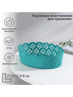 Корзина для хранения пластик 21,5х15,5х6 см 2шт In Mother