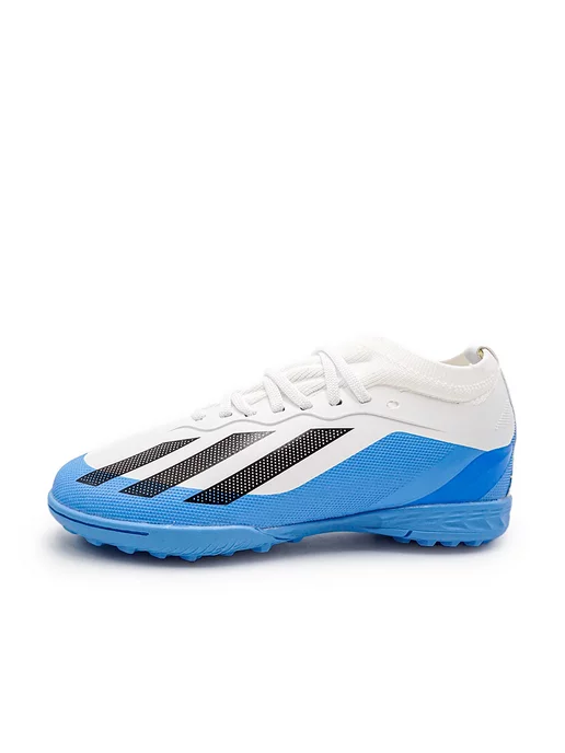 adidas Бутсы футбольные с шипами сороконожки, голубой, фото 4