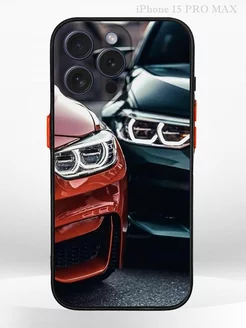 Чехол на iPHONE 15 PRO MAX с принтом машина BMW