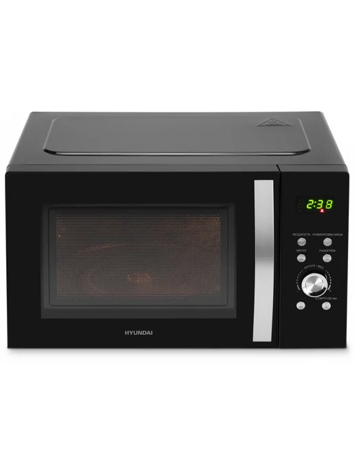 HYUNDAI Микроволновая Печь HYM-D2078 23л. 800Вт черный, 23 л, 800 Вт, фото 6