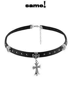 Крест чокер Y2k Chrome Hearts