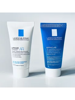 Lipikar Syndet AP+ 15 мл, Effaclar гель мусс 15мл