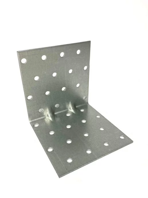 FIXER Уголок усиленный крепежный 50х50х35 оцинкованный, 80x80x80, фото 2