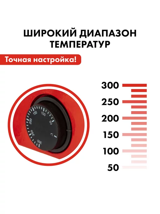 Сварочный аппарат д/пласт. труб QUATTRO ELEMENTI ST-2000 (2000Вт, 20-63мм, струбцина, перчатки, уровень, ножницы, кейс), красный, фото 3