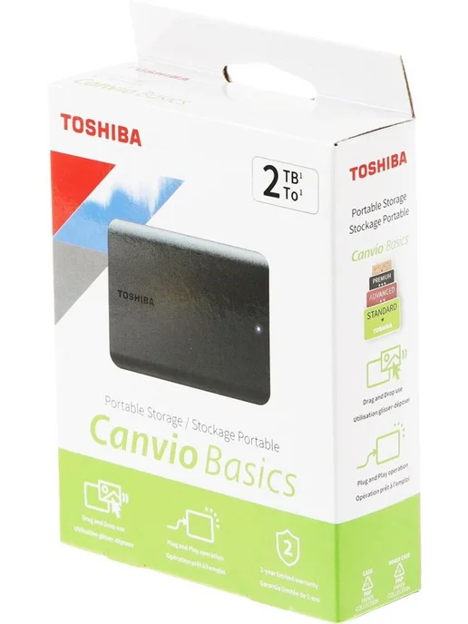 Toshiba Внешний жесткий диск HDTB520EK3AA 2048Gb, USB 3.0, 2.5 ", 2048 ГБ, фото 7