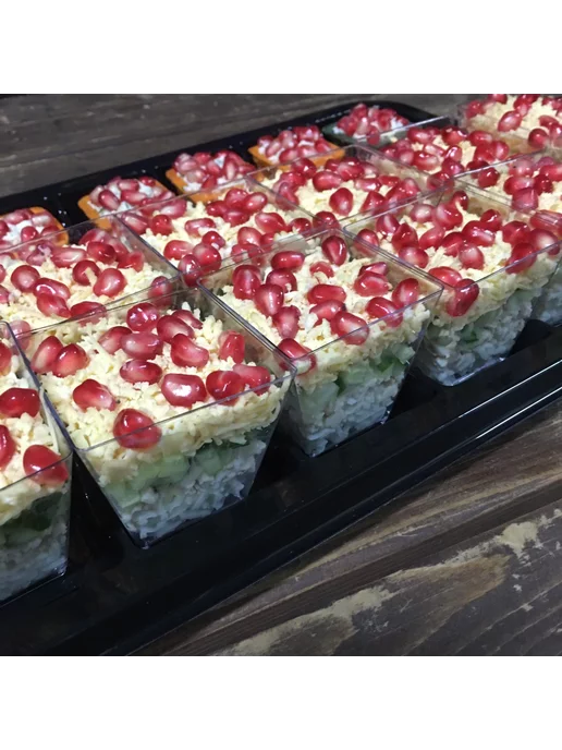 Platter Чашки фуршетные Ромб 95 мл, набор 25 шт, 95 мл, 25 шт, фото 3