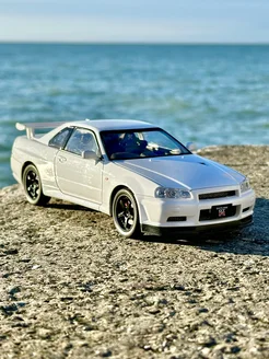 Коллекционная модель металлическая Nissan Skyline GTR R34 vikistore 252343875 купить за 1 221 ₽ в интернет-магазине Wildberries