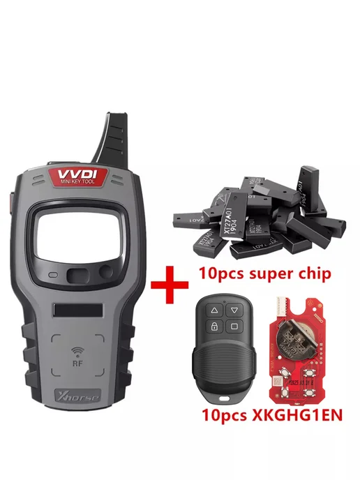 VVDI Mini Key Tool с 10 суперчипами и ключом Xhorse
