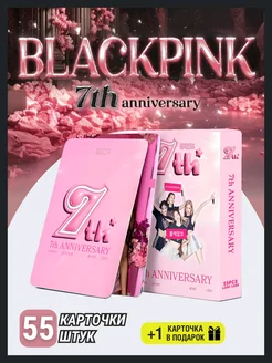 Карточки Blackpink 7th anniversary карты блэкпинк k-pop кпоп