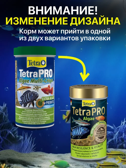 TETRA Корм для рыбок аквариумных чипсы PRO Algae Multi-Crisps, вариант, фото 3