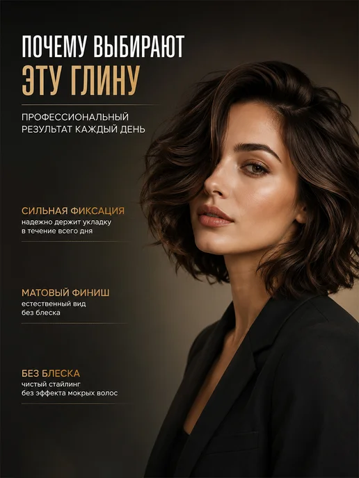 SB BEAUTY Глина для укладки волос мужская, вариант, фото 5
