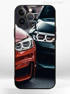 Чехол на IPHONE 13 Pro с принтом машина BMW