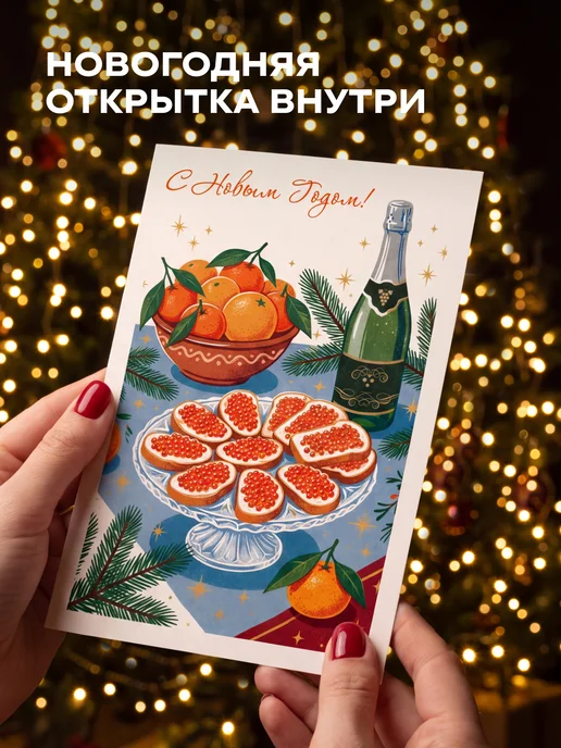 Унисон Фартук новогодний кухонный женский, белый, фото 6
