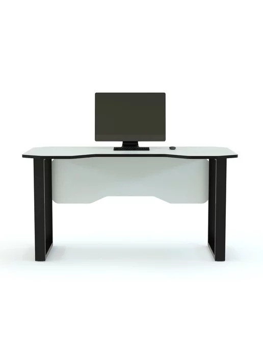 BestMebel Компьютерный стол Игровой стол Вайт 4, 170х80х75 см, 80x75 см, фото 3