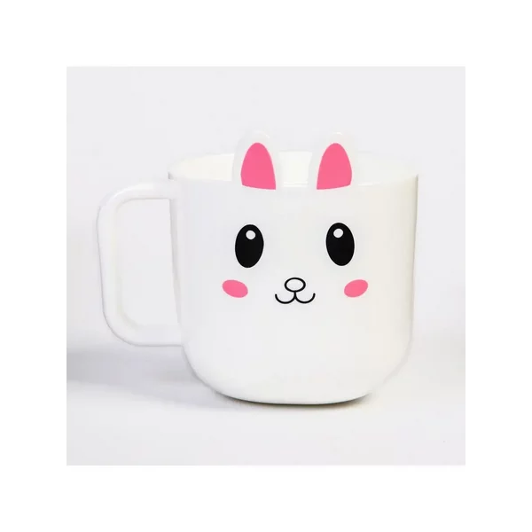 Кружка детская 260 мл., "Зайка", цвет белый