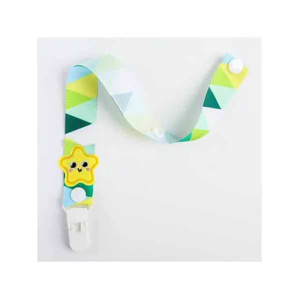 Держатель для соски-пустышки на ленте "Счастливый ребенок"