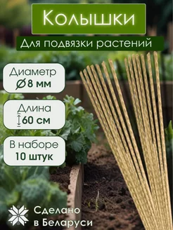 Опора для цветов комнатных держатель для растений 60см 10 шт МагКомпозит 252651608 купить за 162 ₽ в интернет-магазине Wildberries