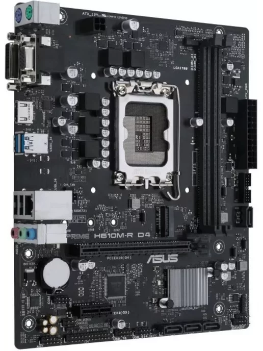 Asus Материнская плата PRIME H610M-R D4-SI Micro-ATX LGA1700 DDR4, matx, фото 2