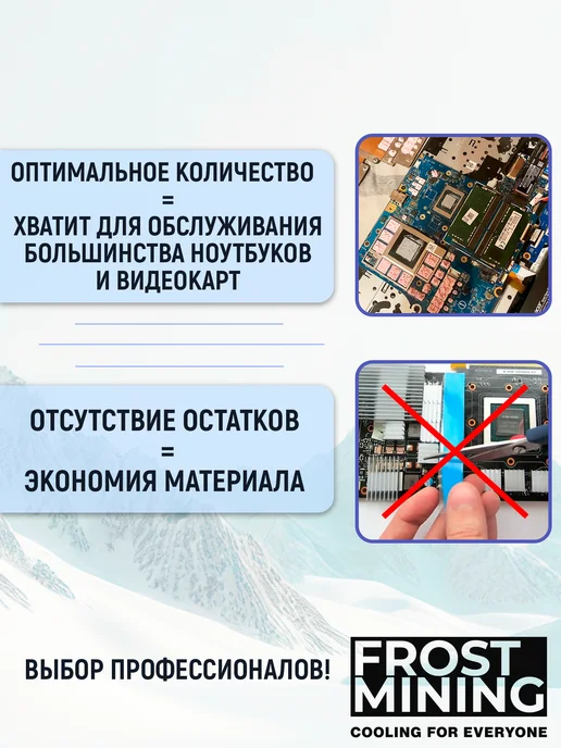 FrostMining Термопрокладка жидкая Ликвид Термал 15Вт 20г, 15 Вт, 40 г, фото 5