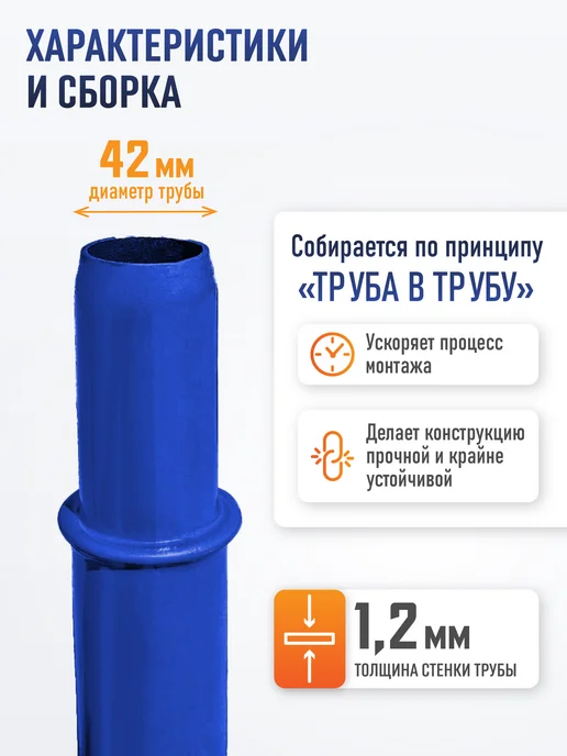 Промышленник Леса строительные рамные ЛРСП 30 секция с лестницей, вариант, фото 4