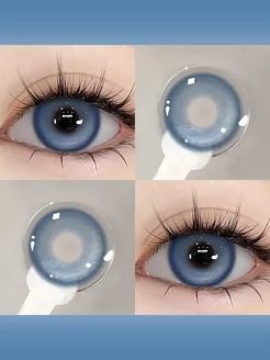 Цветные контактные линзы-Blue-14.5MM UYAAI 252844153 купить за 581 ₽ в интернет-магазине Wildberries