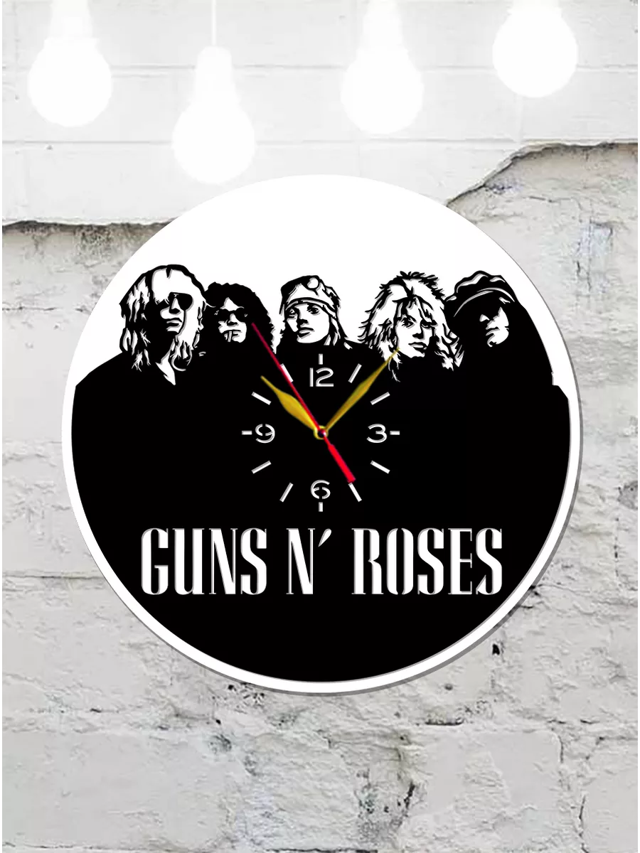 Настенные часы Guns N' Roses, Ганс энд Роузес, Аксл Роуз — фото 4