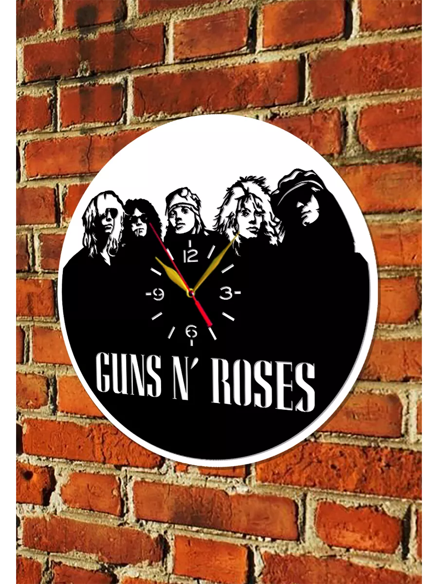 Настенные часы Guns N' Roses, Ганс энд Роузес, Аксл Роуз — фото 5