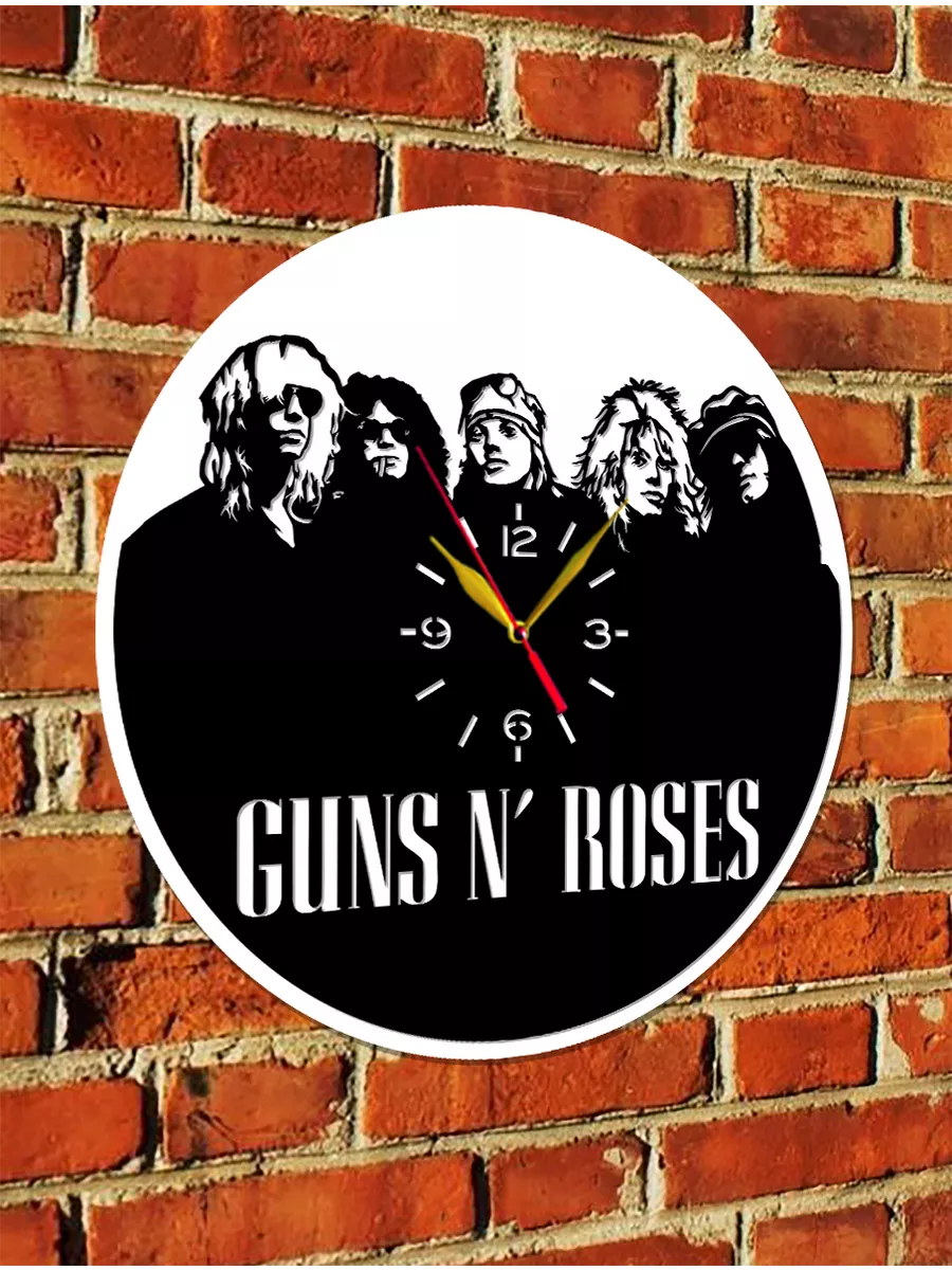 Настенные часы Guns N' Roses, Ганс энд Роузес, Аксл Роуз — фото 6