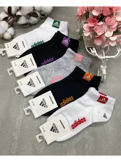 Носки Adidas 10 пар короткие в ассортименте