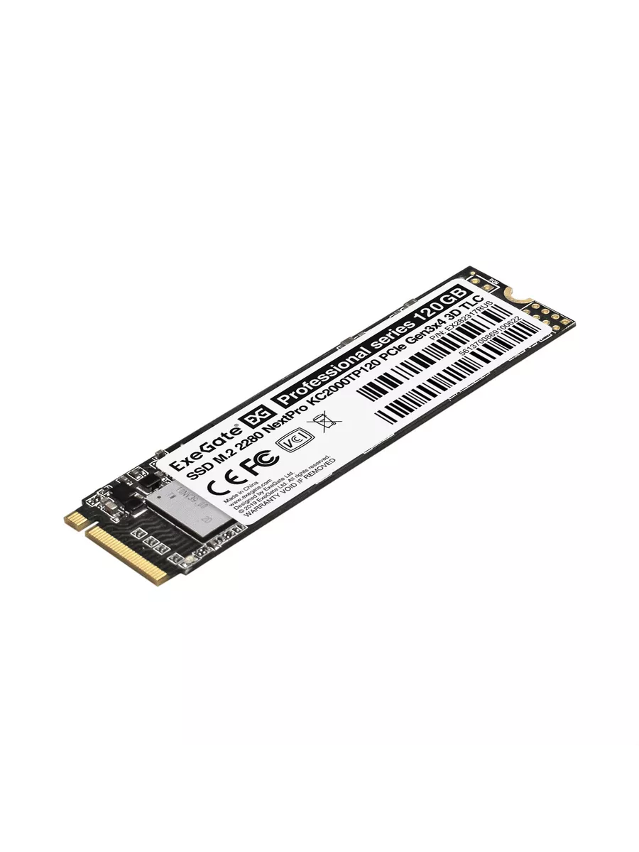 EXEGATE Накопитель SSD M.2 2280 120GB NextPro KC2000TP120