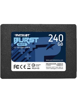 SSD накопитель Burst Elite PBE240GS25SSDR 240ГБ